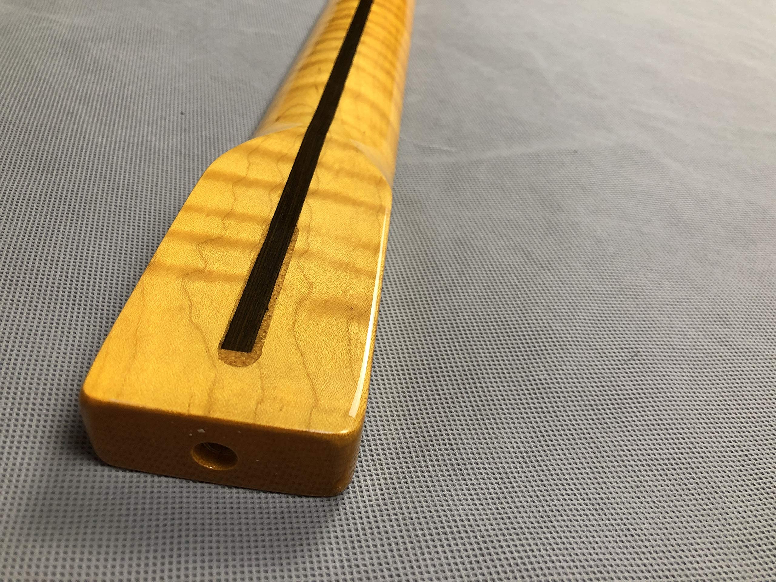 Premium Flame Maple Guitar Neck - 21 Frets, 25.5
