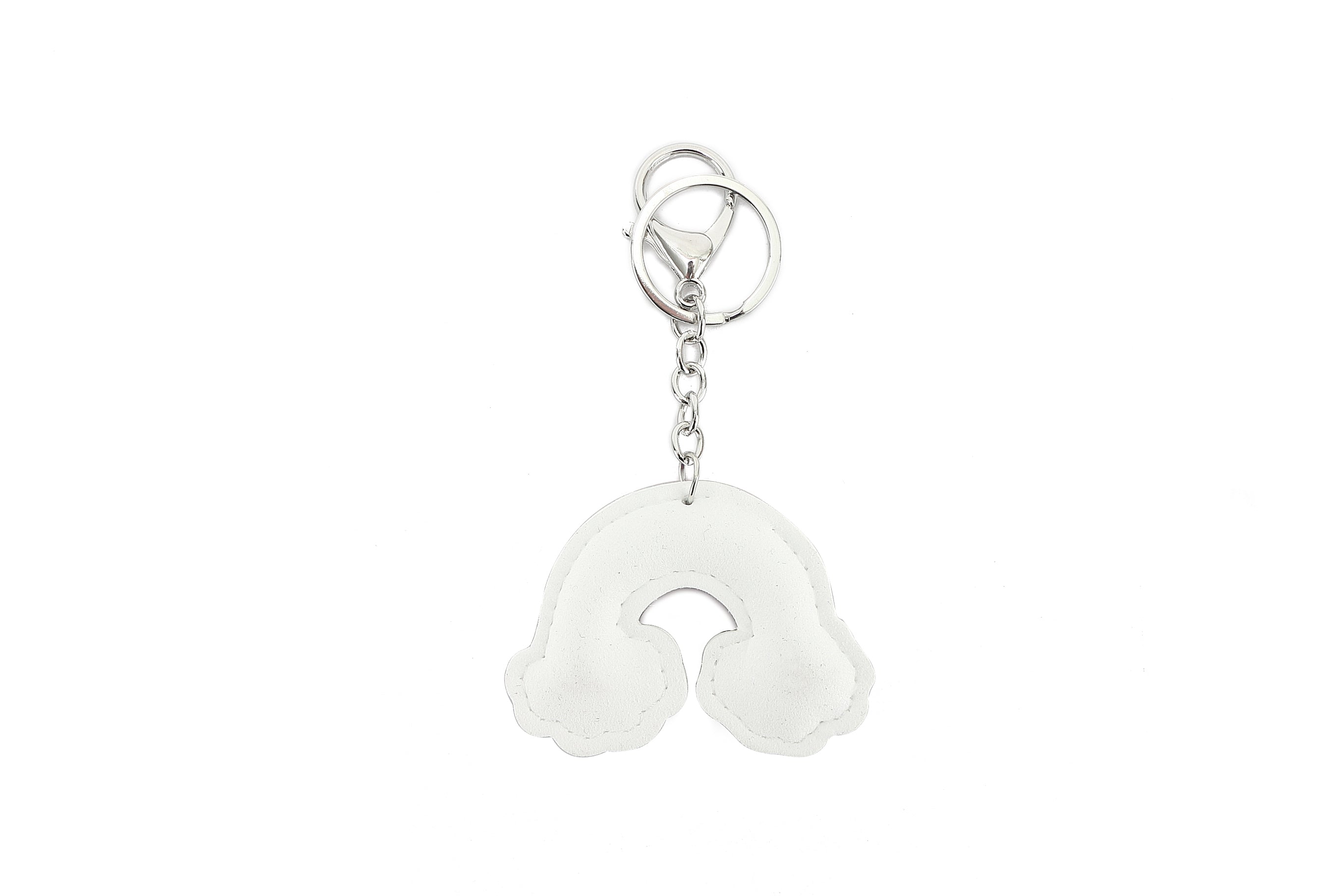 Crystal Rainbow White Bag Charm - Elegant & Stylish Accessory for Handbags, Backpacks, and Purses | Perfect for Everyday Use, Gifts, and Fashion Statements