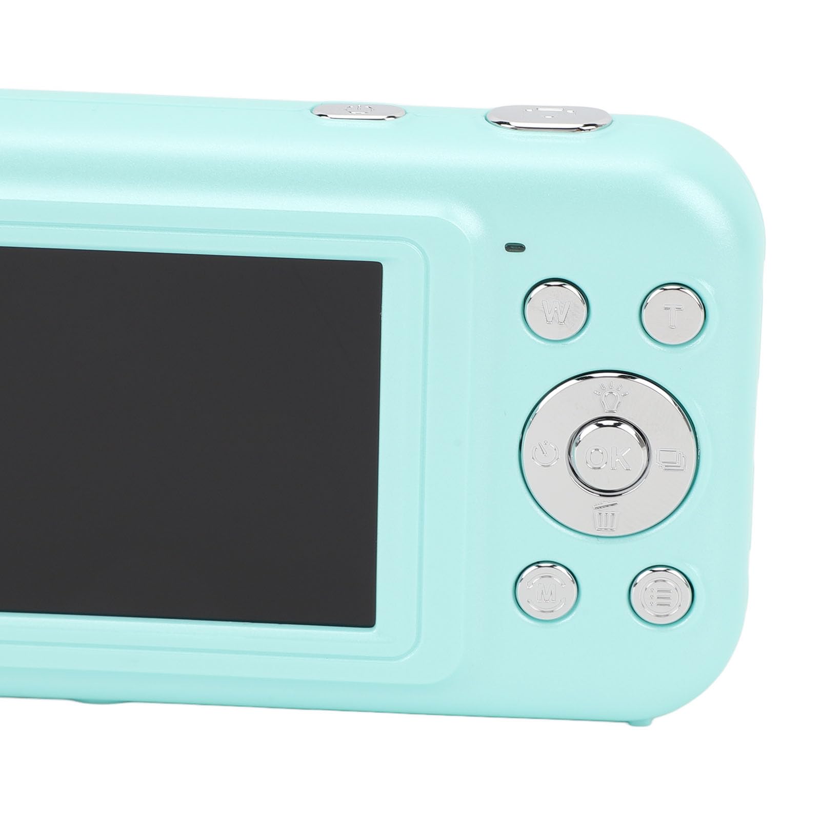 1080P FHD Digital Camera with 16X Zoom, 2.4inch LCD Screen & 44MP - Compact Point and Shoot Camera for Vlogging, Teens, Students & Beginners (Green) - Perfect for Travel, YouTube Videos & Everyday Photography