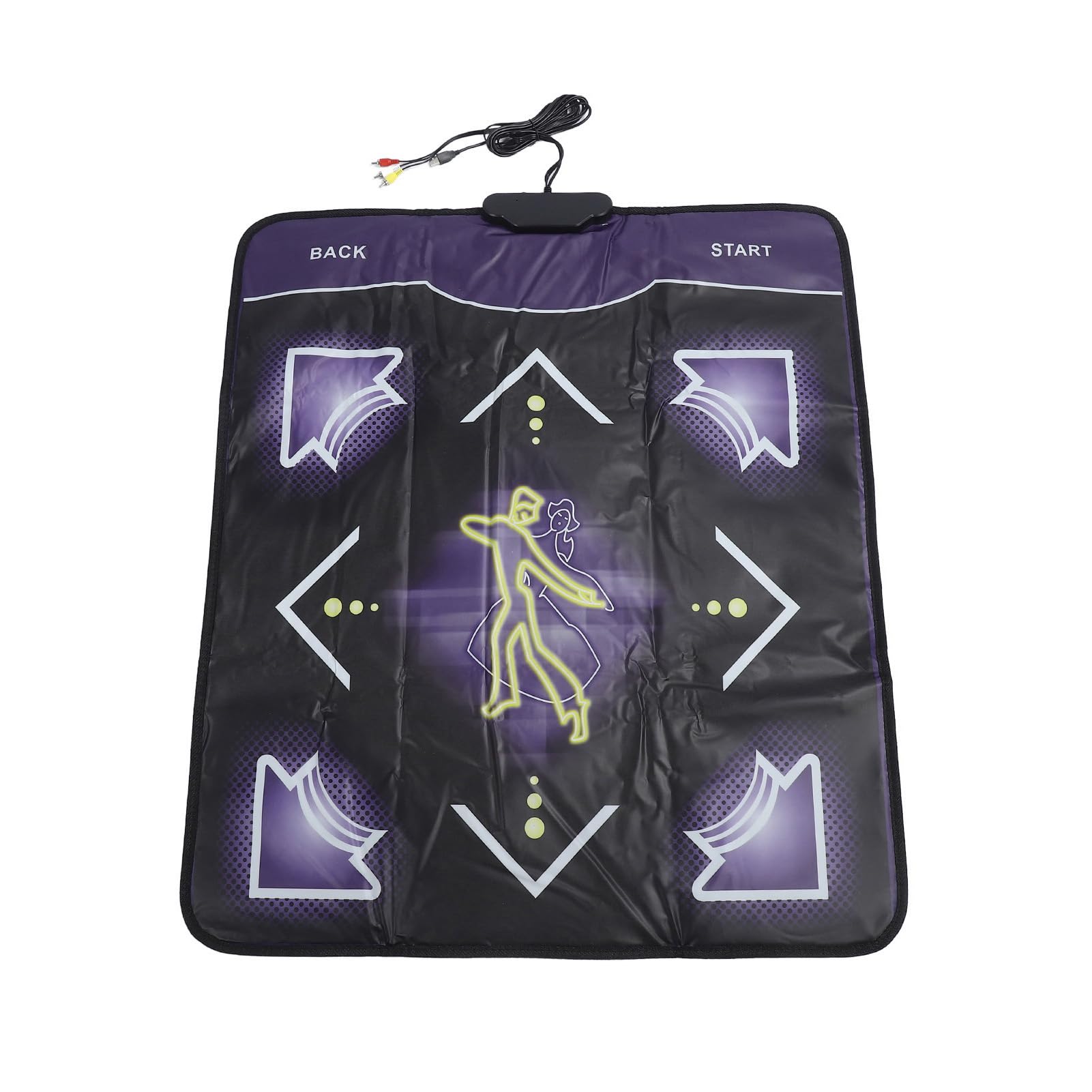 VGEBY Foldable Electronic Dance Pad - Interactive Music & Dance Mat for Kids & Adults - Smart TV & Computer Game Controller - Perfect for Family Fun, Fitness & Brain Development