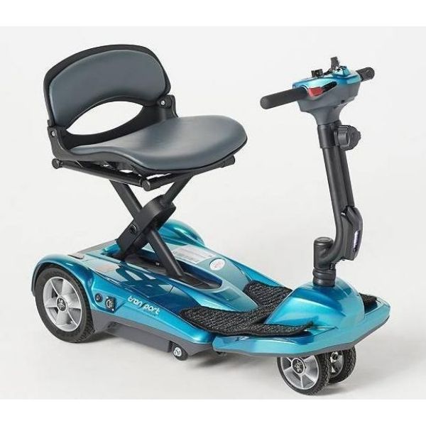 EV Rider Transport AF+ Deluxe Folding Electric Scooter for Adults - Portable Commuter Scooter with Long Battery Life - Perfect for Urban Travel, Campus, and Last-Mile Transportation