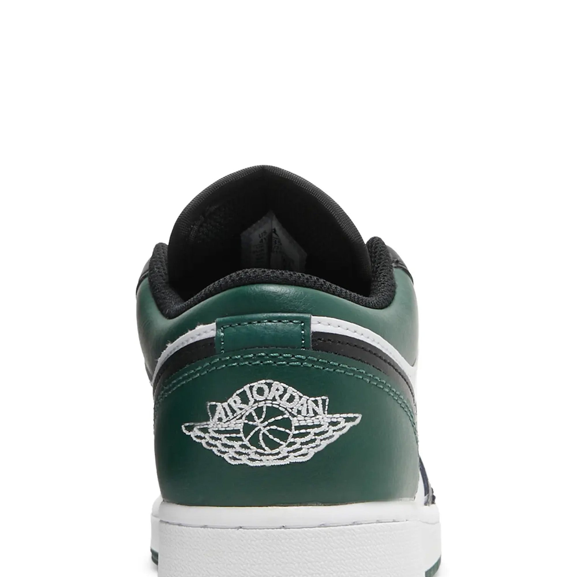 Air Jordan 1 Low 'Green Toe' GS Sneakers - Women's Basketball Shoes for Casual Wear & Street Style Fashion