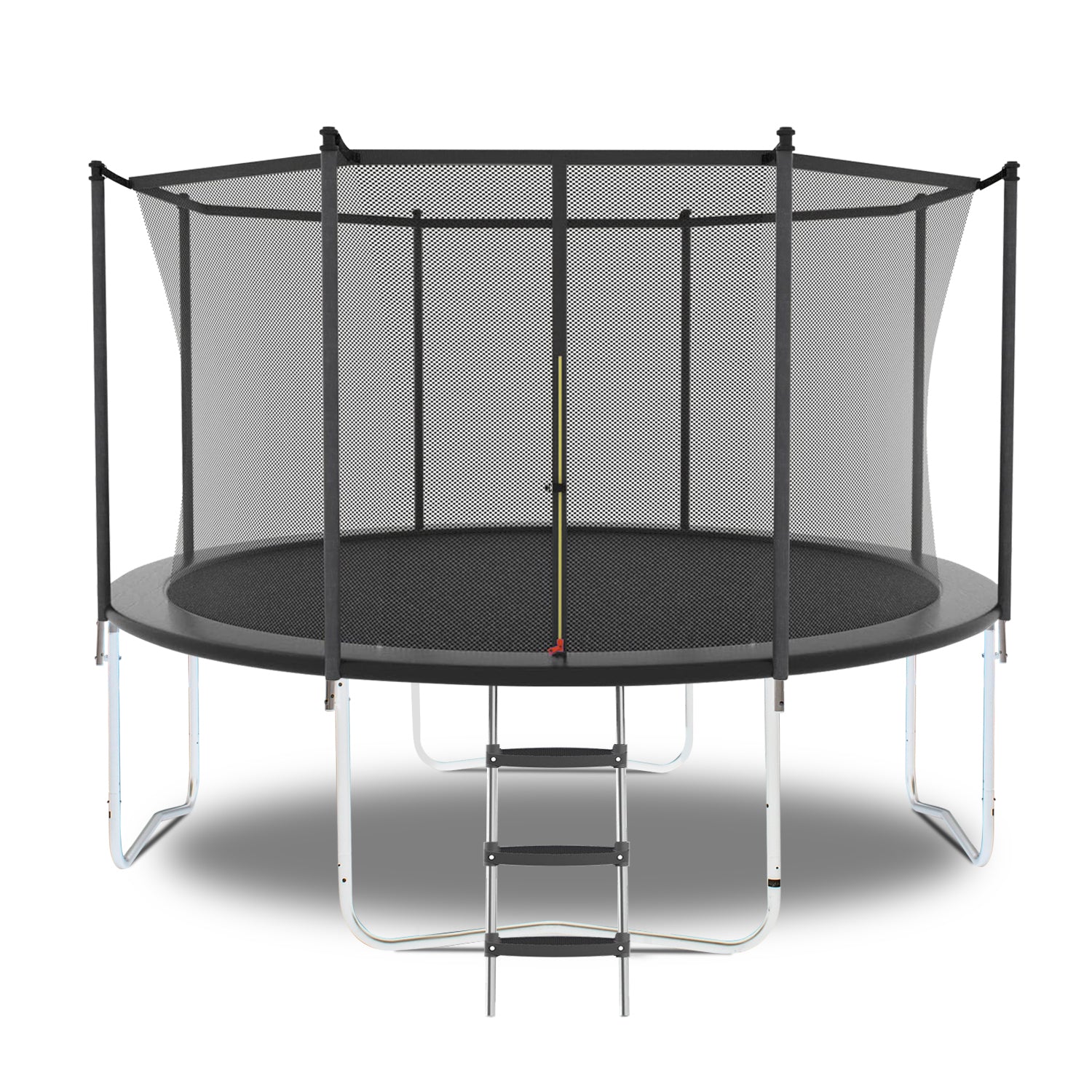 10FT Trampoline with Safety Enclosure Net - Heavy Duty Outdoor Trampoline for Kids & Adults - Durable Jumping Mat & Spring Padding - Perfect for Backyard, Garden & Outdoor Family Fun