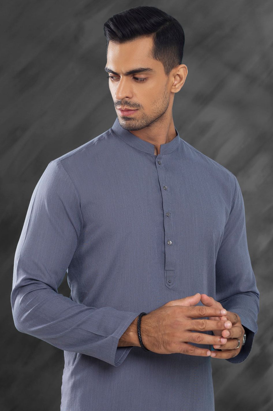 Stylish Blended Grey Kurta for Men & Women | Comfortable Cotton Ethnic Wear | Perfect for Festivals, Weddings & Casual Outings