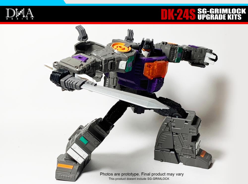 DNA Design DK 24S Upgrade Kit for Shattered Glass Grimlock - Transformers Collectible Figure Accessories | Perfect for Display and Customization Scenes