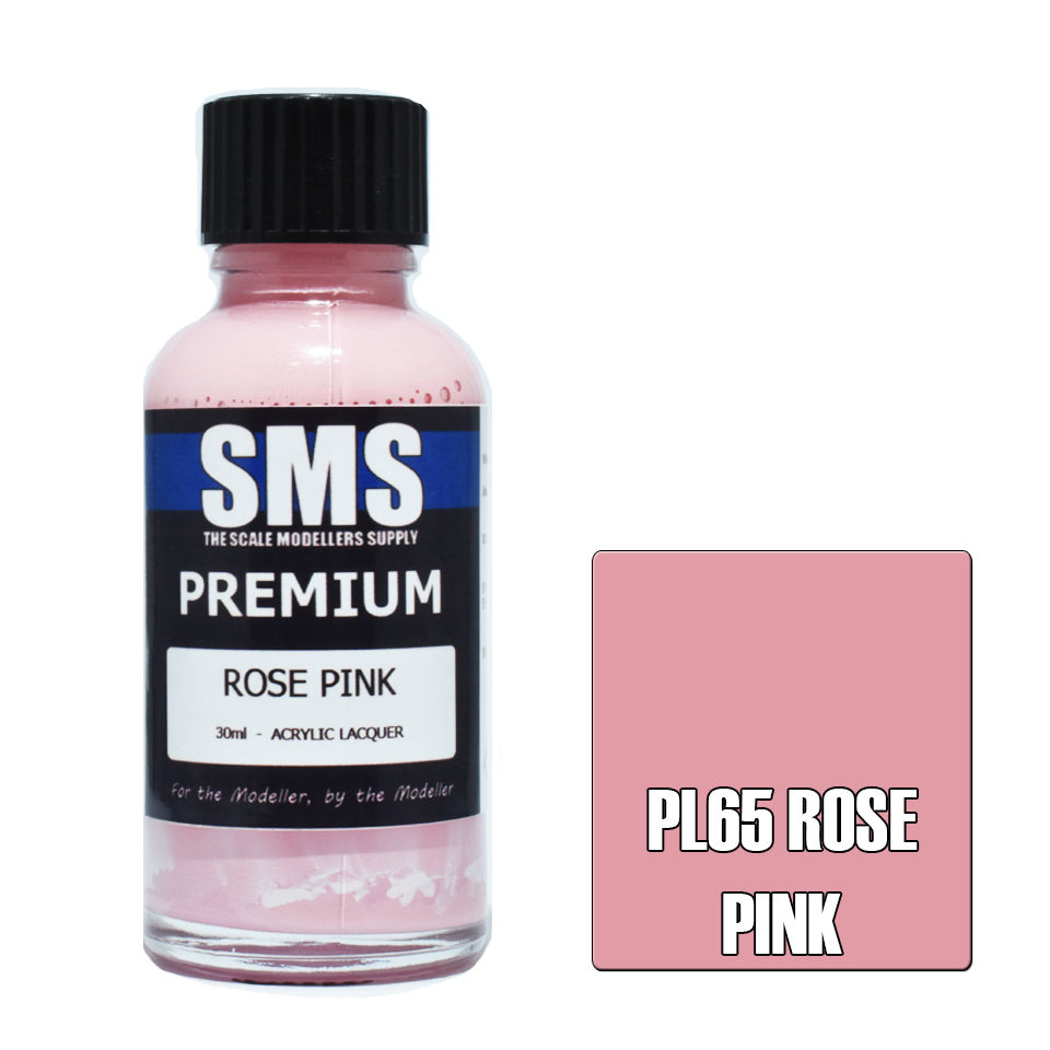 Premium 30ML Rose Pink Acrylic Airbrush Paint for Scale Modelers - High-Quality Lacquer for Miniatures, DIY Crafts & Hobby Projects