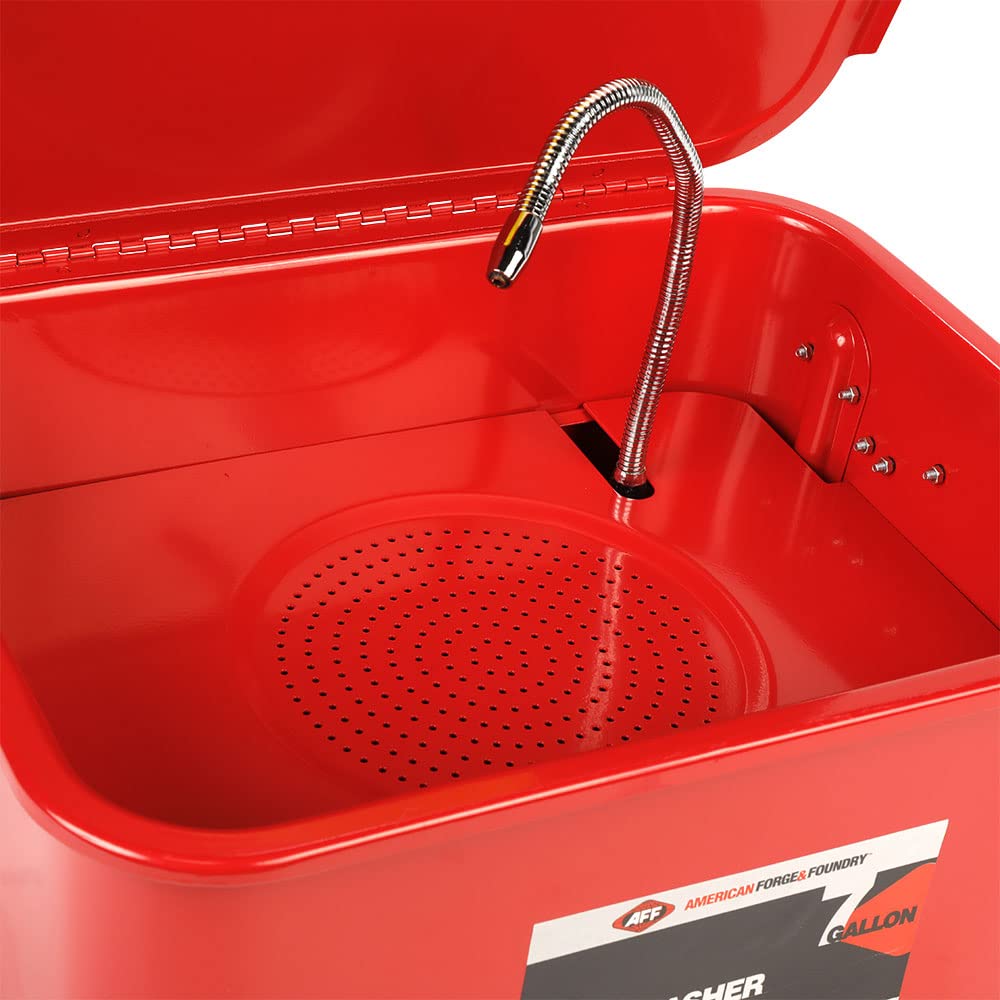 AFF Parts Washer for Tools & Automotive Components Cleaning | Heavy-Duty Industrial Cleaning Solution | Includes Accessories (Multiple Sizes Available) | Ideal for Auto Repair Shops, Machine Maintenance & DIY Garage Use