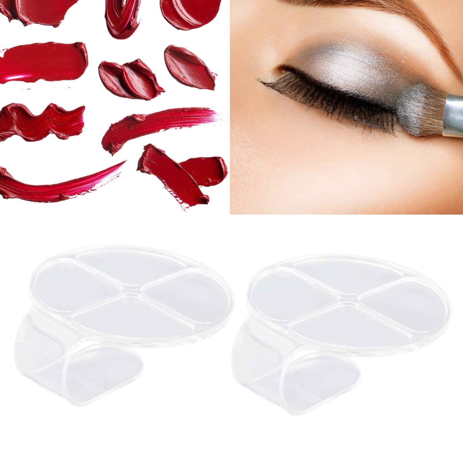 Professional Nail Art Tray - High Transparency Nail Polish Organizer for Easy Lip Gloss & Nail Design | Perfect for Home Salons & DIY Manicures