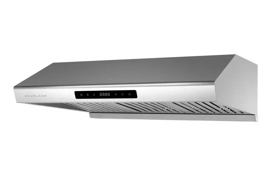 Hauslane Chef 30 Inch Ducted Stainless Steel Under Cabinet Range Hood - UC PS10SS 30 - Powerful Kitchen Ventilation for Smoke & Odor Removal - Perfect for Home Cooking & Professional Kitchens