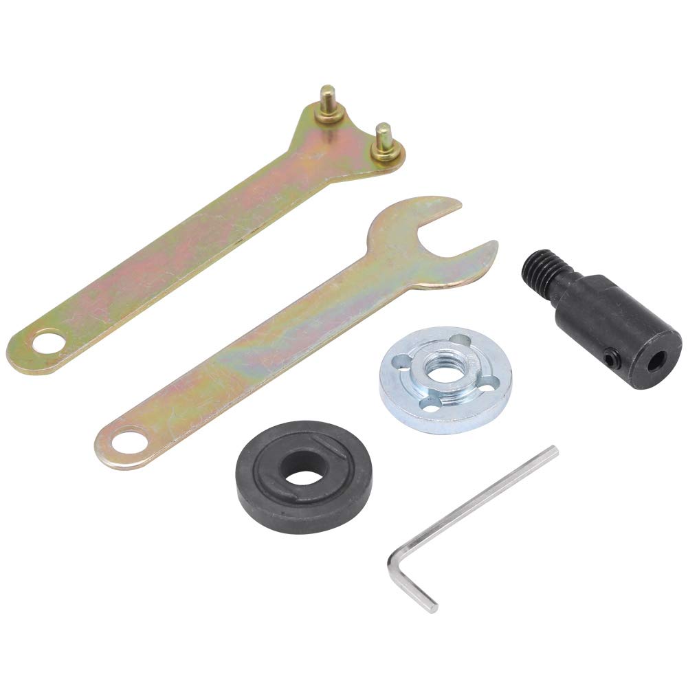 8mm & 5mm Angle Grinder Chuck Adapter Set - Power Tool Coupler Kit for Motor Shaft, Saw Blade & Grinder Accessories - Perfect for Woodworking, Metal Cutting & DIY Projects