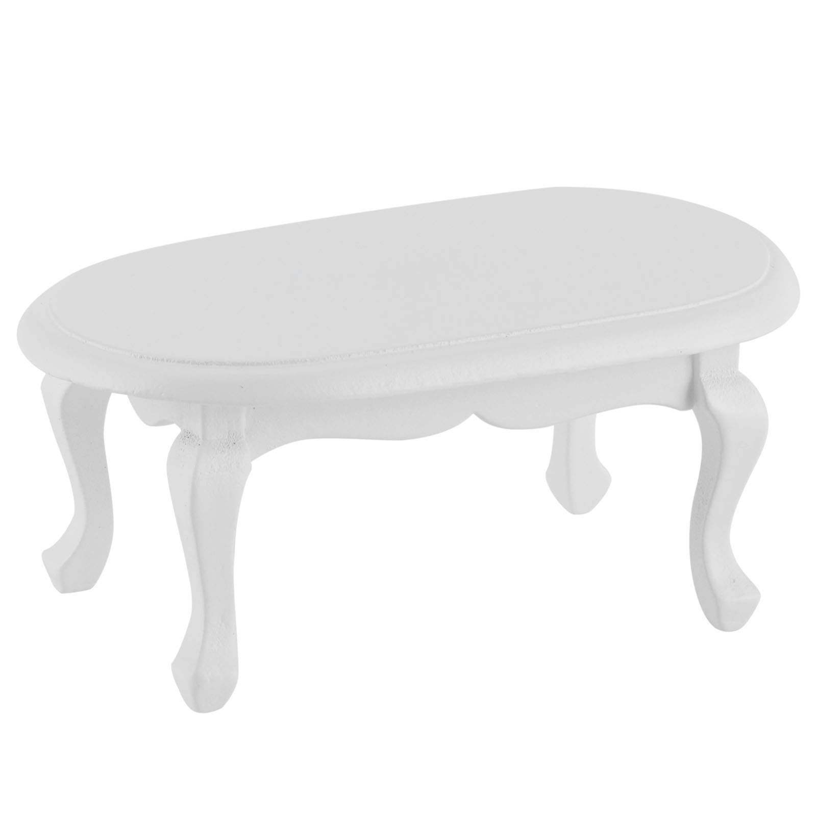 1:12 Scale Miniature Wooden Coffee Table - Realistic Dollhouse Furniture for DIY Miniature House Accessories | Perfect for Dollhouse Decor, Miniature Displays & Collectibles