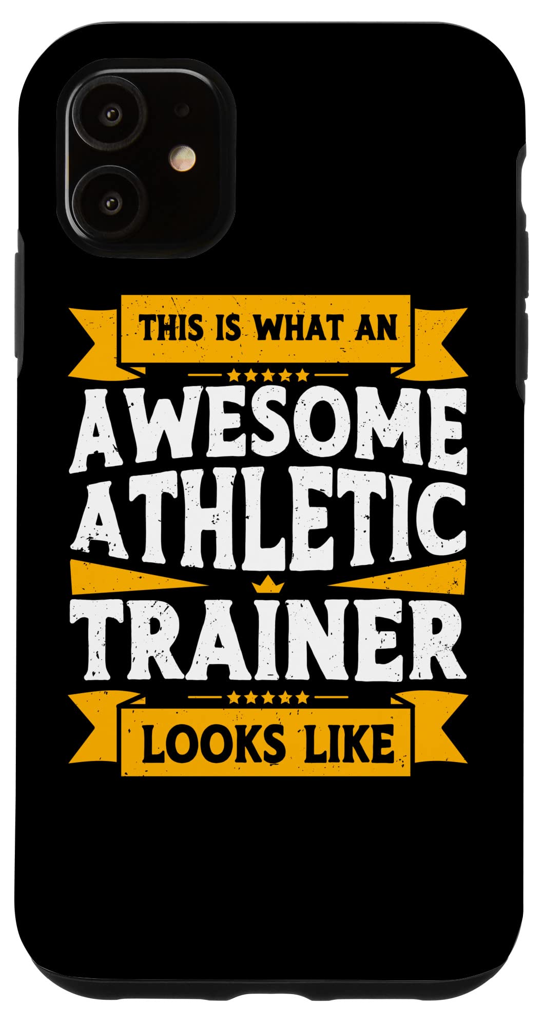 Funny iPhone 11 Case for Athletic Trainers - Certified Trainer Gift & Phone Cover - Perfect for Gym, Sports & Workout Accessories
