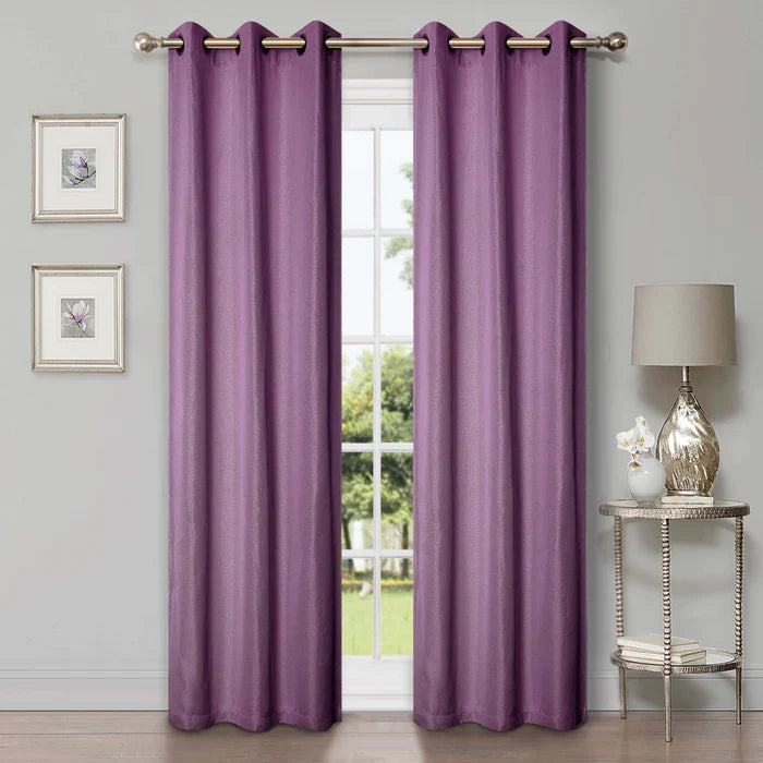 Blackout Curtains for Bedroom - 100% Linen Washable Room Darkening Curtains Set of 2 Panels - Perfect for Home Theater, Nursery & Light Sleepers