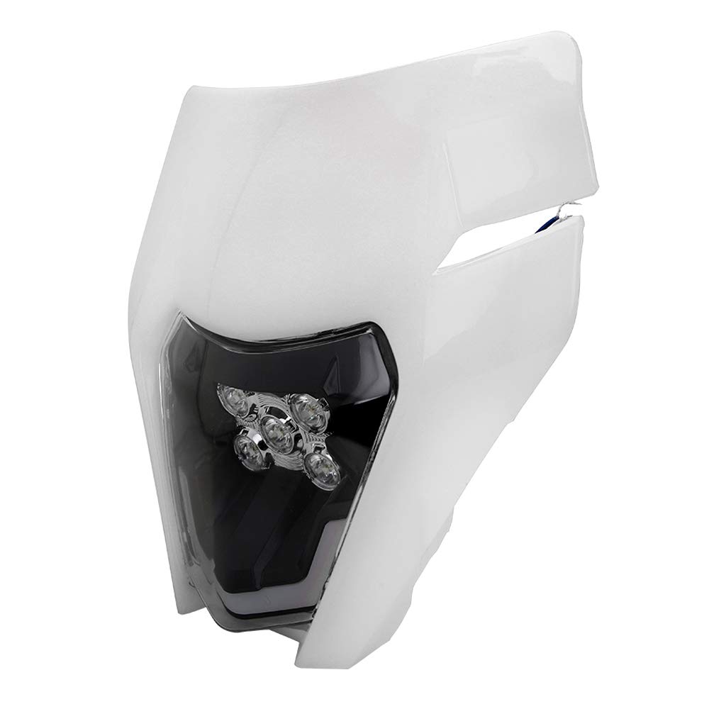 Universal LED Motorcycle Headlight - Waterproof for Dirt Bikes & Street Riding