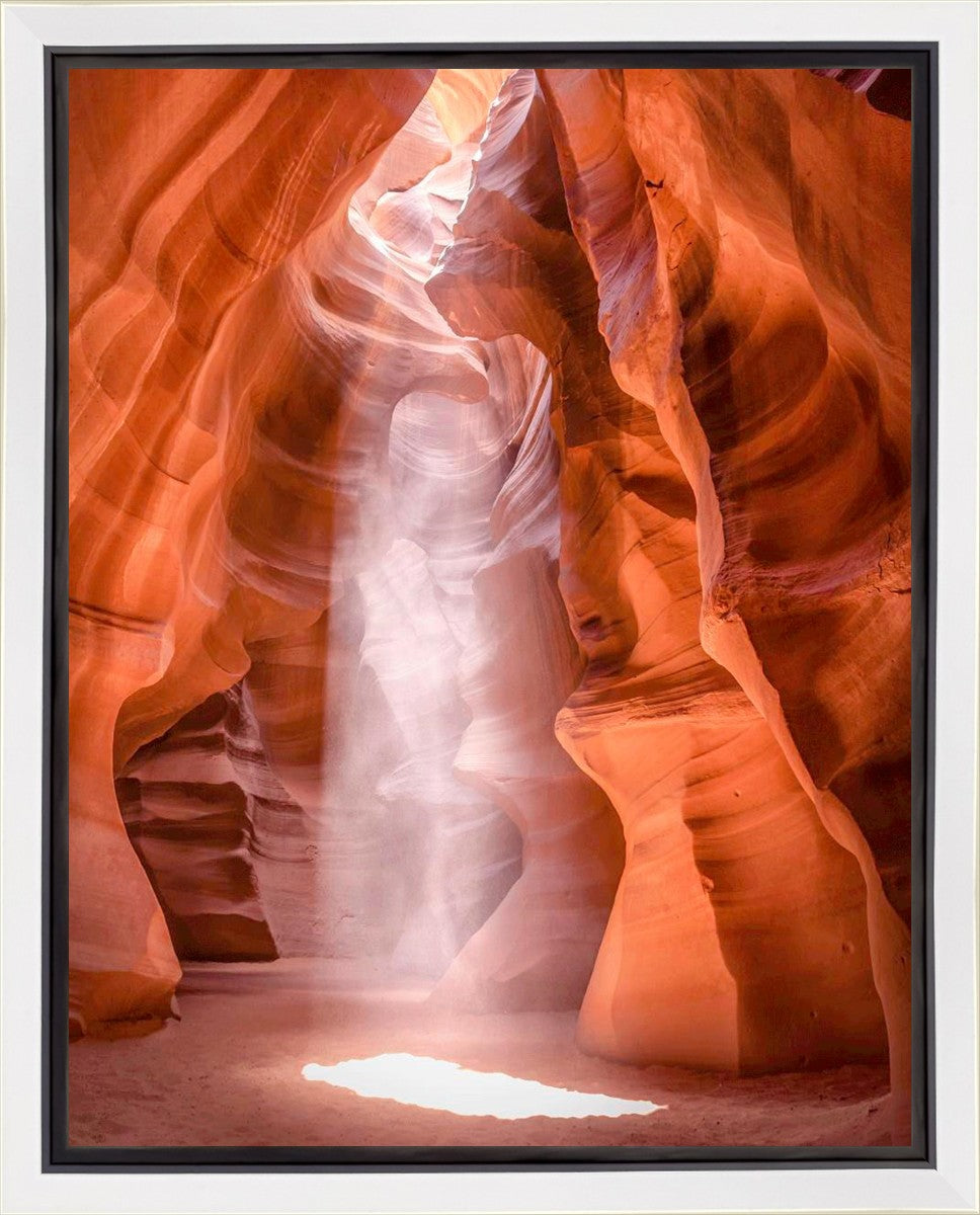 Antelope Canyon Cathedral Wall Art - Stunning Landscape Photo Print on Canvas for Living Room, Bedroom & Office Decor