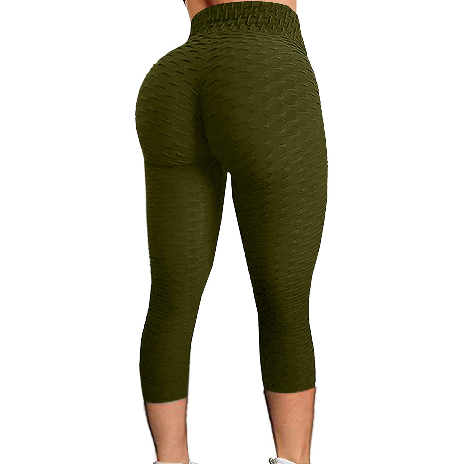 High Waist Yoga Shorts for Women - Workout Running Compression Shorts with Side Pockets & Tummy Control - Perfect for Yoga, Gym, Fitness & Everyday Wear