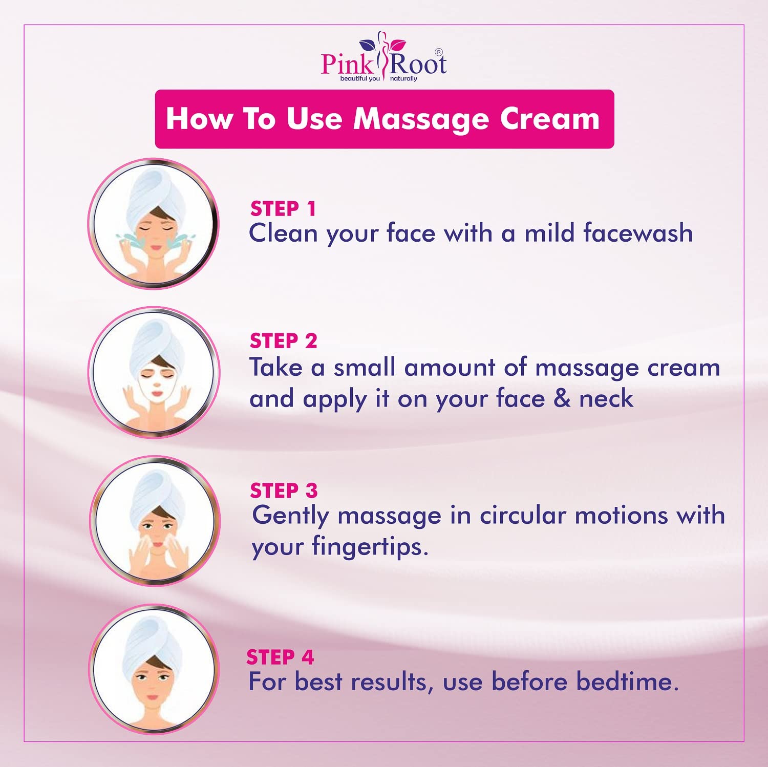 Pink Root & Neem Body Massage Cream Set - 500gm Each for Relaxation & Skin Care | Perfect for Spa, Home Massage & Moisturizing