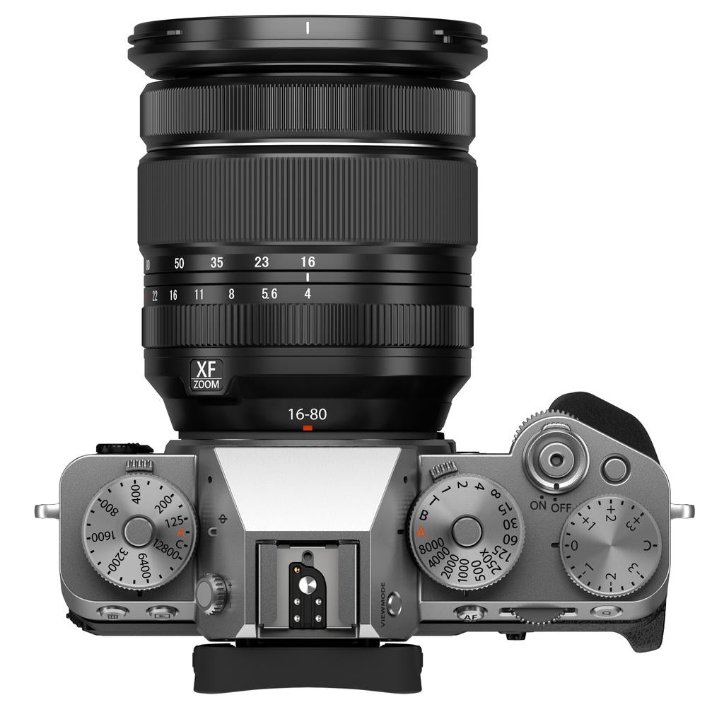 FUJIFILM X-T5 Mirrorless Digital Camera with 16-80mm Lens Kit - Silver | 40MP APS-C Sensor, 5-Axis IBIS, 4K Video | Perfect for Travel Photography & Vlogging