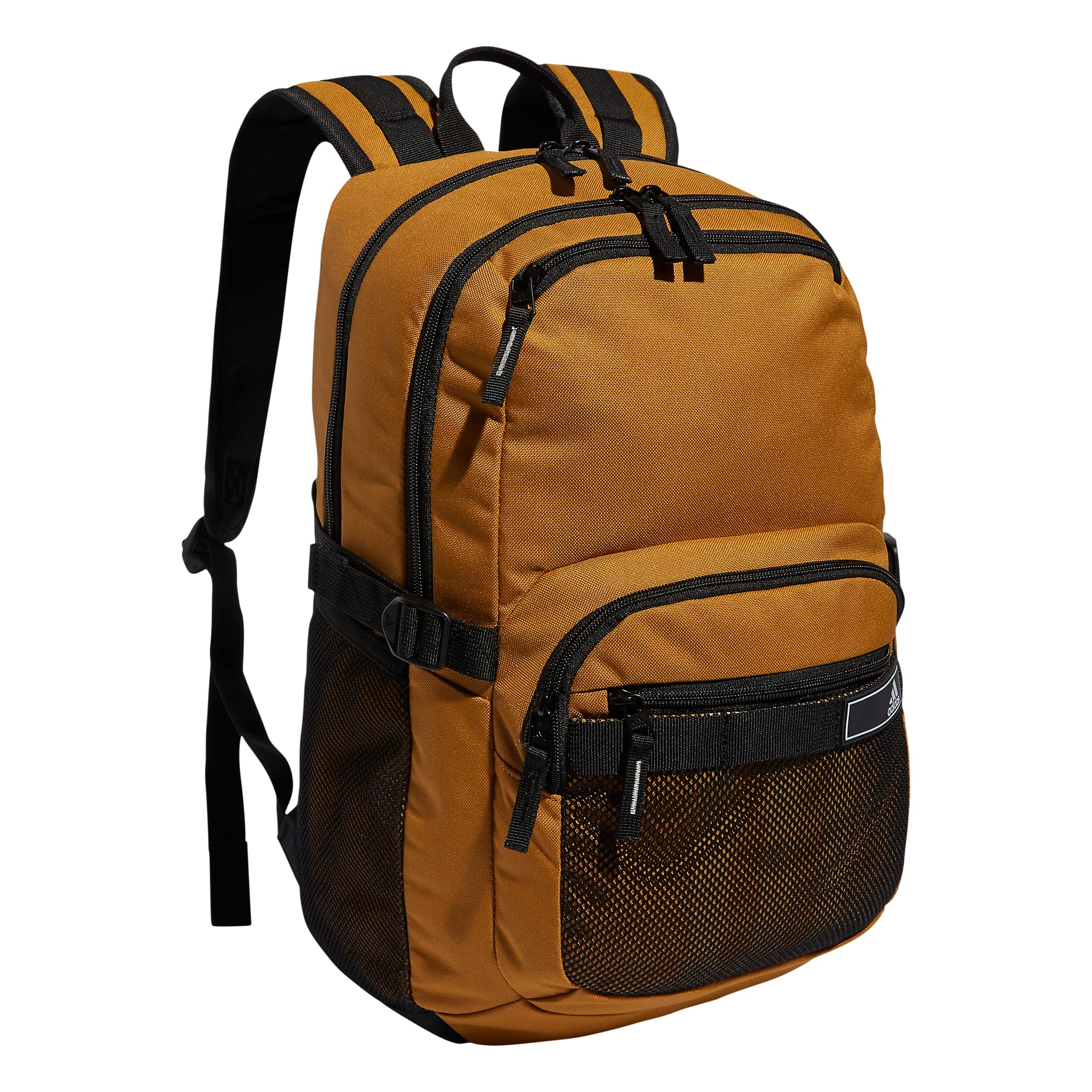 Adidas Energy Backpack for School, Travel & Work - Lightweight Laptop Backpack with Spacious Compartment, Mesa Brown/Black (One Size) - Perfect for Students, Commuters & Outdoor Adventures