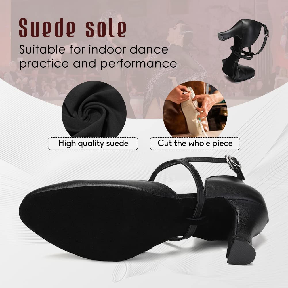 TINRYMX Women's Latin Dance Shoes for Salsa, Tango & Ballroom - Comfortable & Stylish Model QJW272 | Perfect for Performances, Practice & Social Dancing