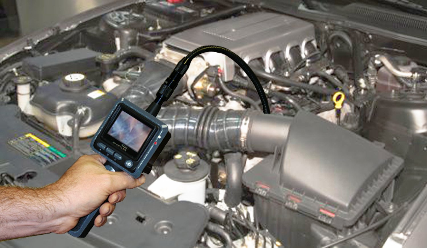 Whistler Professional Wireless Inspection Camera with HD Video - Waterproof Endoscope for Plumbing, HVAC, Automotive & Home Repairs