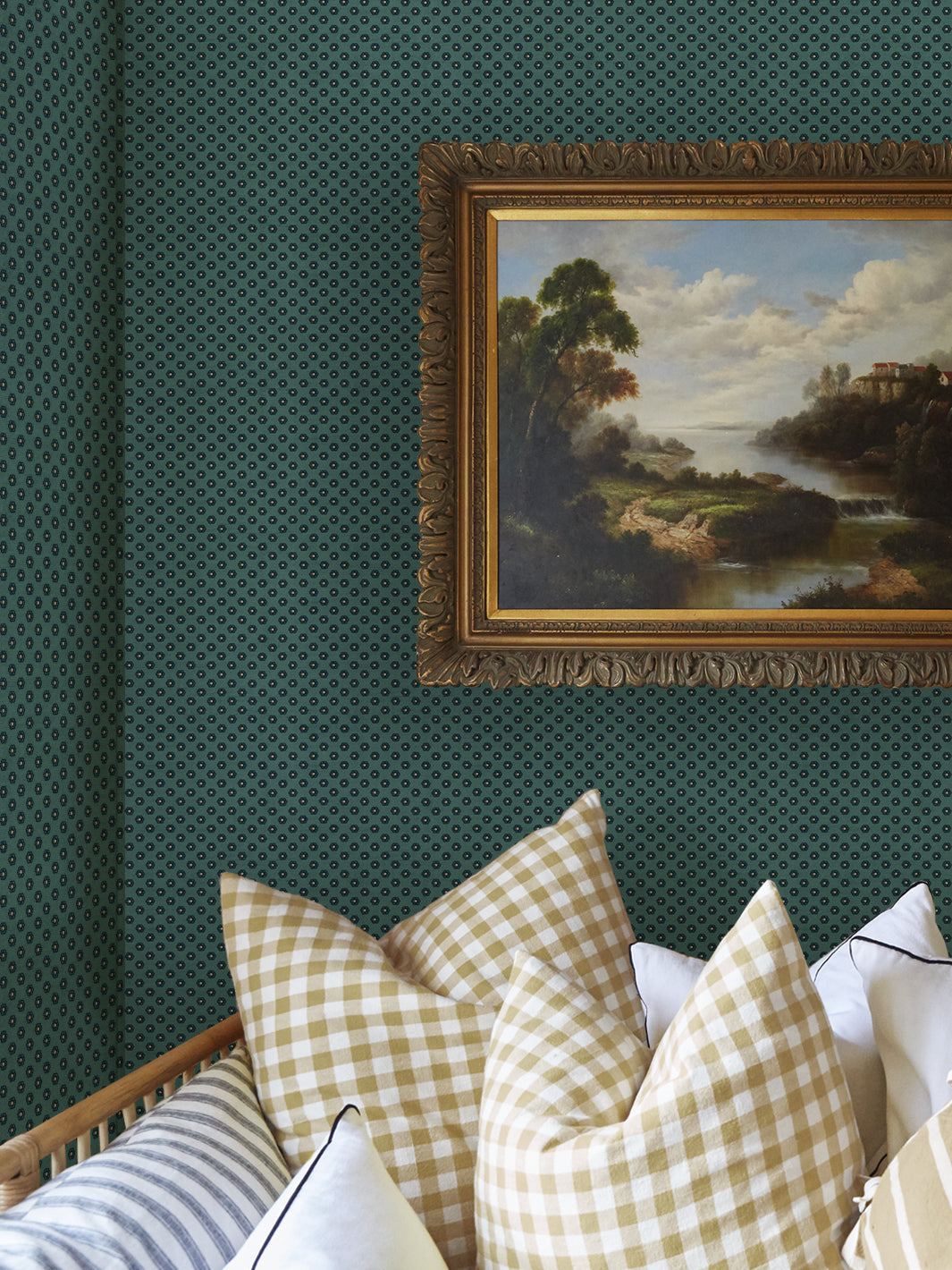 Chris Benz Ditsy Floral Wallpaper in Marina Blue - Perfect for Bedroom, Living Room & Nursery Decor