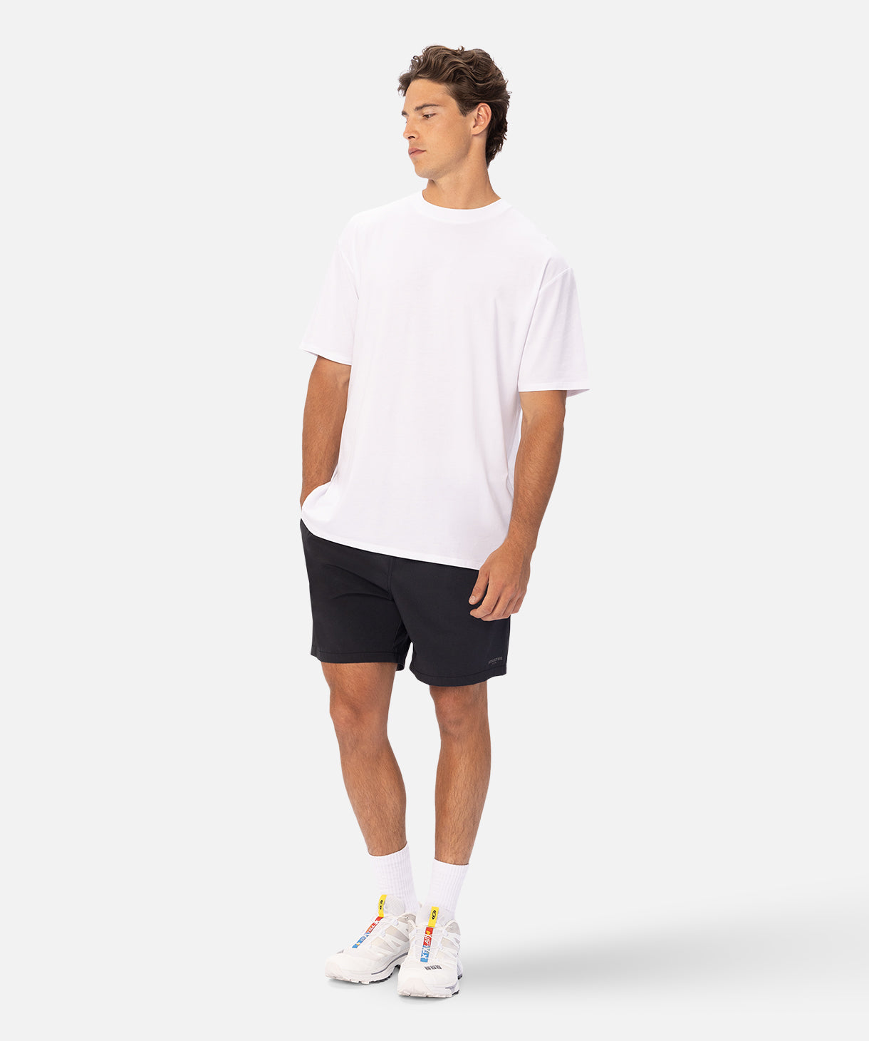 The Freeman Athletic Tee - Breathable White Performance T-Shirt for Men | Gym, Running & Workout Apparel