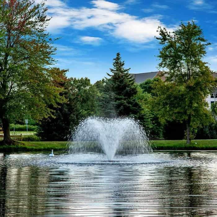 Scott Aerator DA 20 Outdoor Pond Aerator Fountain - Energy Efficient Water Feature for Garden Ponds, Lakes & Small Water Gardens | Enhances Water Quality & Adds Decorative Touch