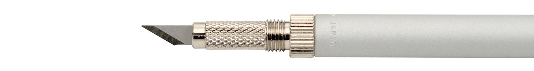 NT Cutter D-1000P Aluminum Art Knife Holder with Needlepoint & Burnishers - Precision Crafting Tool for Artists, DIY Projects, and Model Making