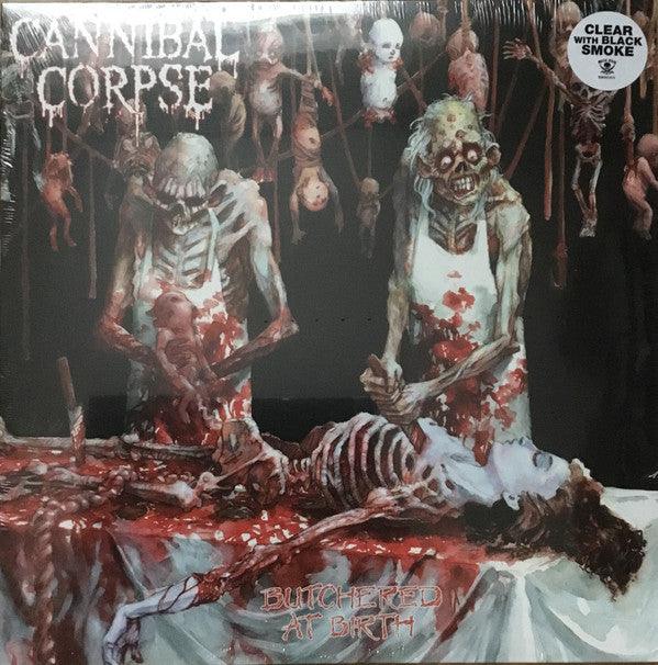 Cannibal Corpse - Butchered At Birth Clear with Black Smoke Vinyl Record | Limited Edition Death Metal LP | Perfect for Metalheads & Vinyl Collectors | Great for Home Listening & Music Collections