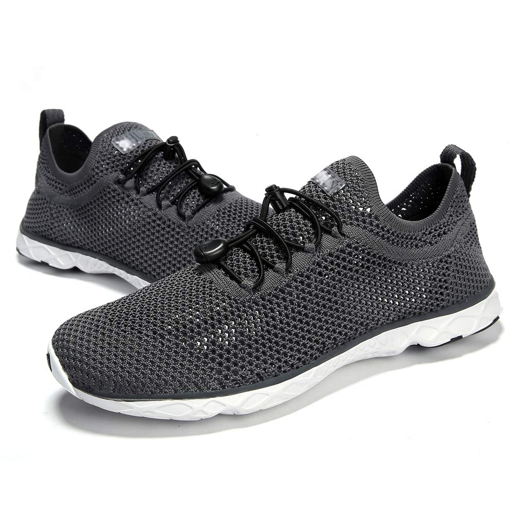 Men's Quick Drying Aqua Water Shoes - Lightweight Swim Shoes for Beach, Pool & Water Sports | Non-Slip Barefoot Walking Shoes for Men