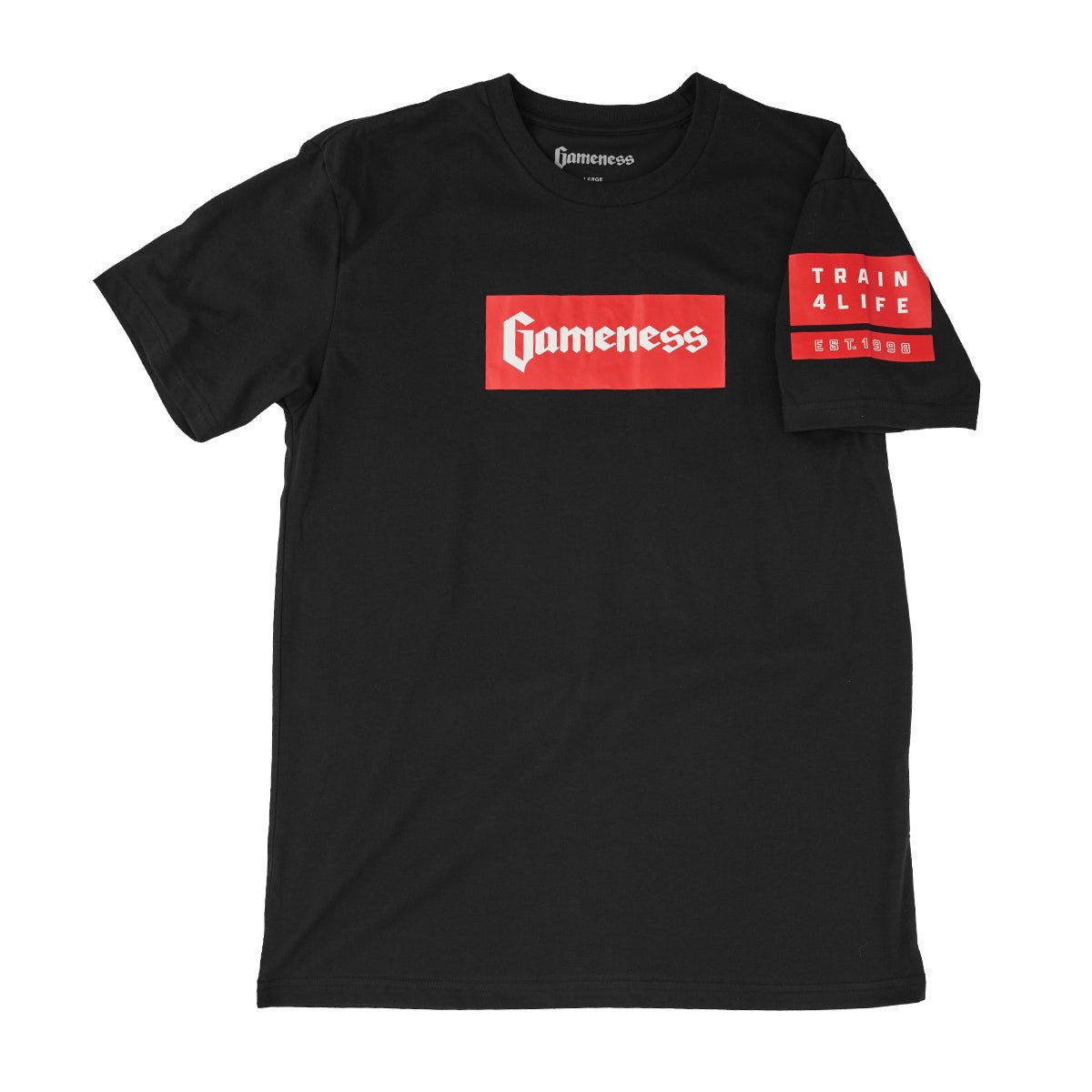 Gameness Train For Life T-Shirt - Comfortable Workout & Gym Tee for Men & Women - Perfect for Fitness Training, Running & Casual Wear