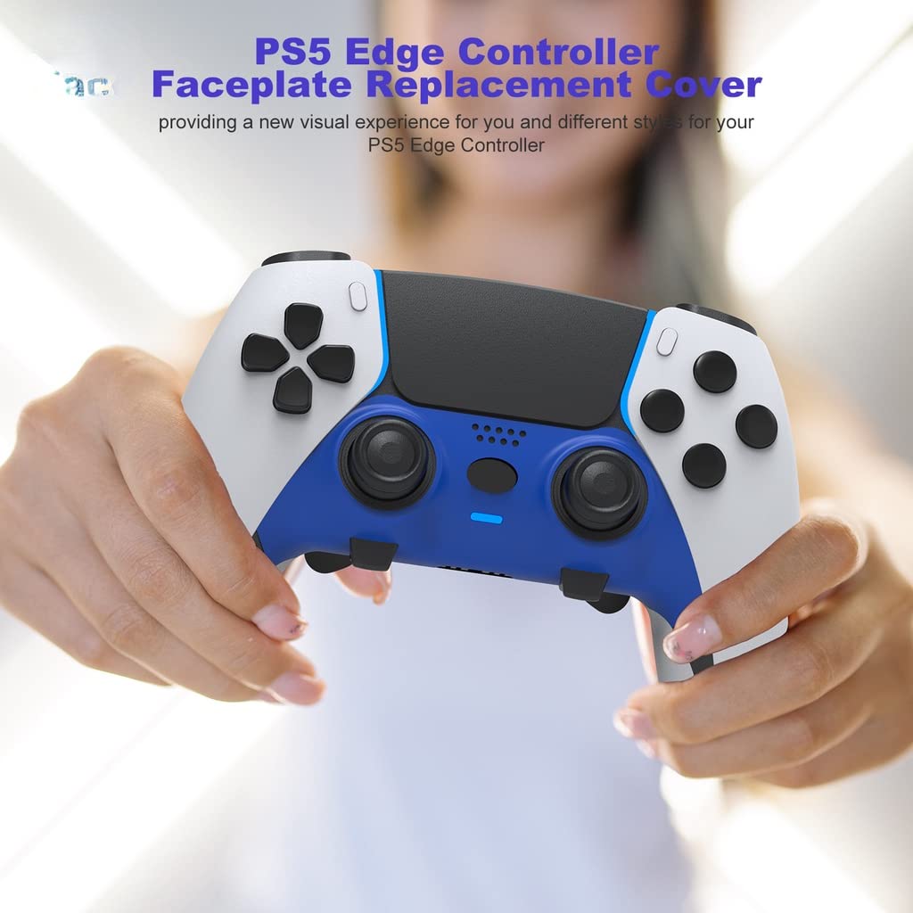 Red Decorative Strip Skin Cover for PS5 Edge Controller - Custom Faceplate Protector for Gaming & Style Enhancement