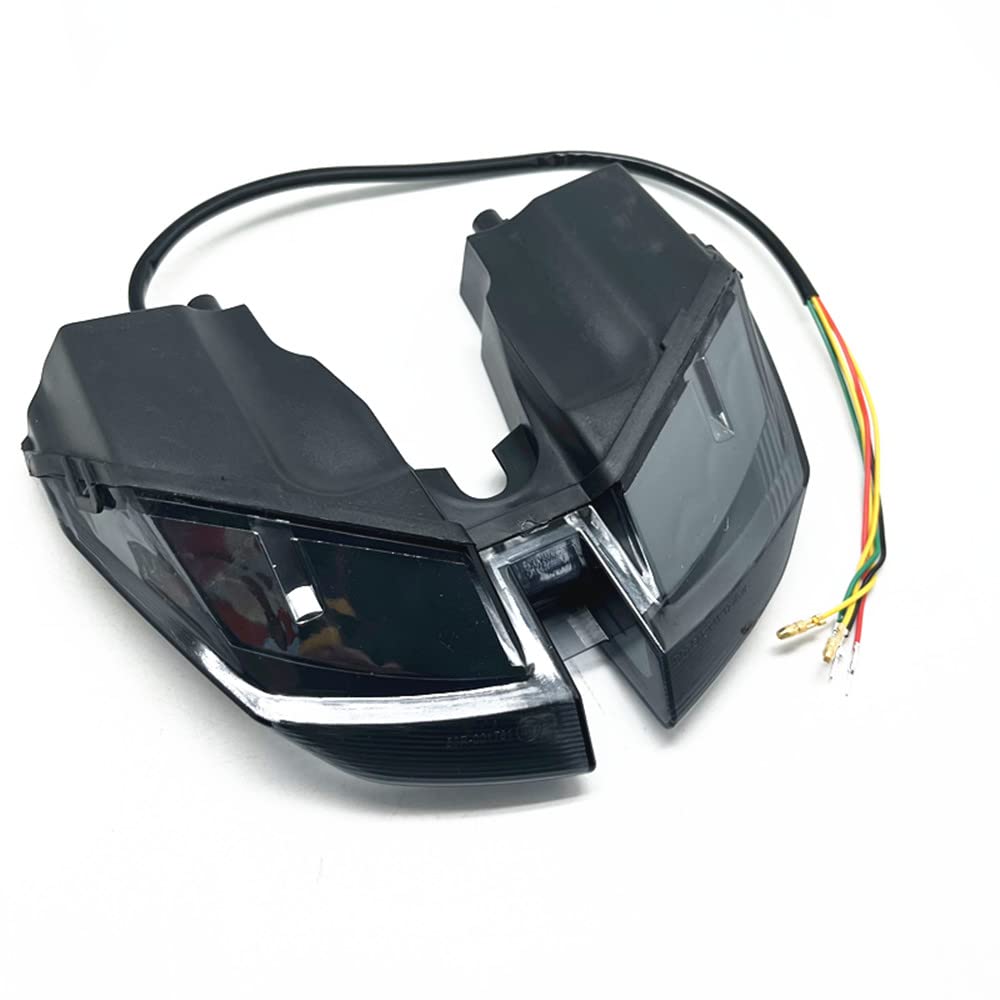 Ducati Hypermotard 821 939 950 SP LED Tail Brake Lights with Integrated Turn Signals - Smoke Lens (2012-2021) | Waterproof Motorcycle Accessories for Night Riding & Enhanced Safety