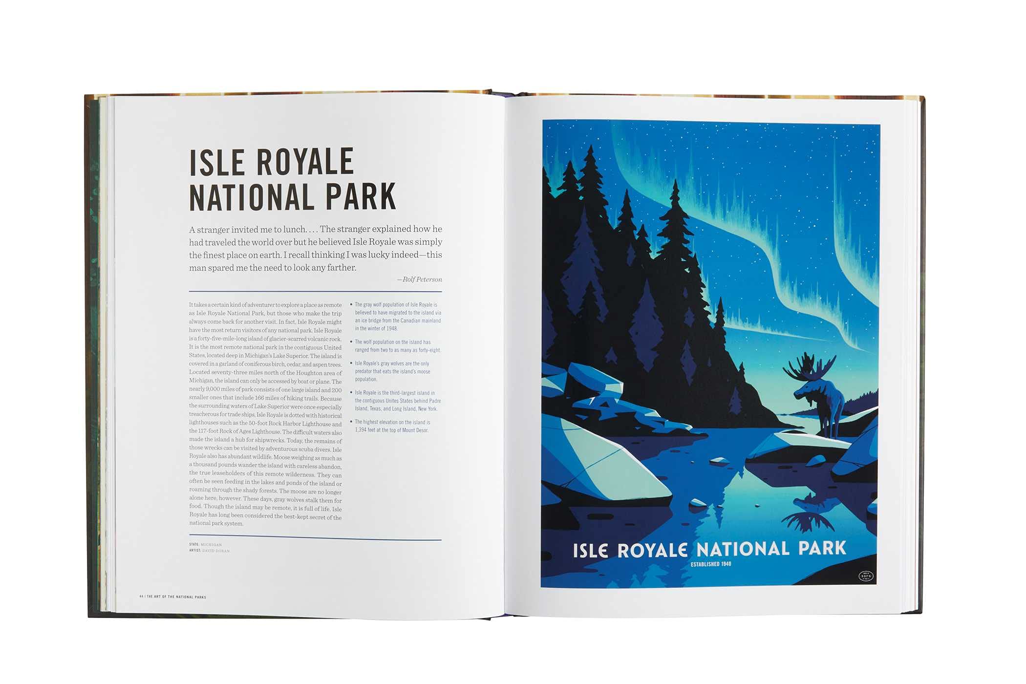 National Parks Art Book - Nature Lovers Gift for Home & Office Decor