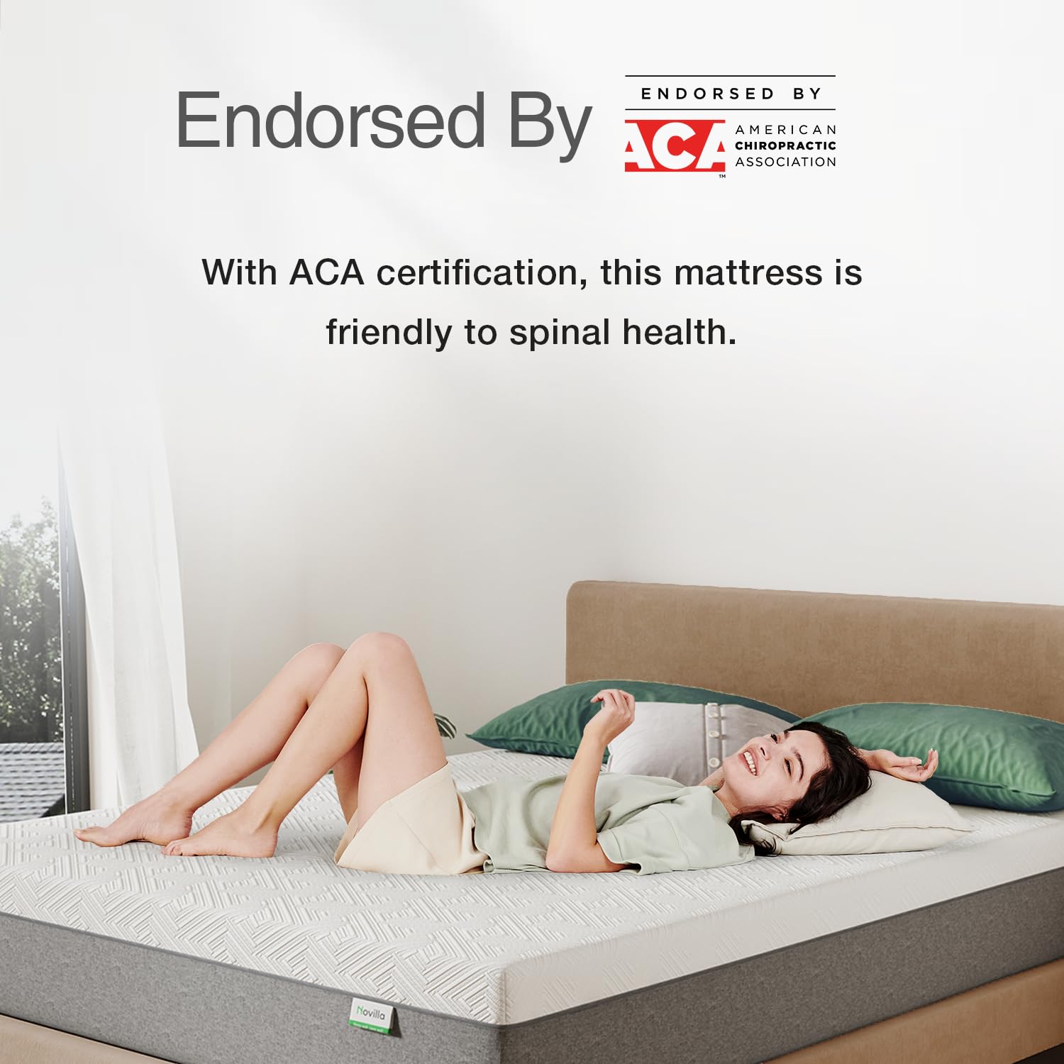 Novilla 12 Inch California King Gel Memory Foam Mattress - Cooling, Pressure Relief & Motion Isolation - Medium Plush Feel for Restful Sleep - Perfect for Master Bedrooms, Guest Rooms & Hot Sleepers