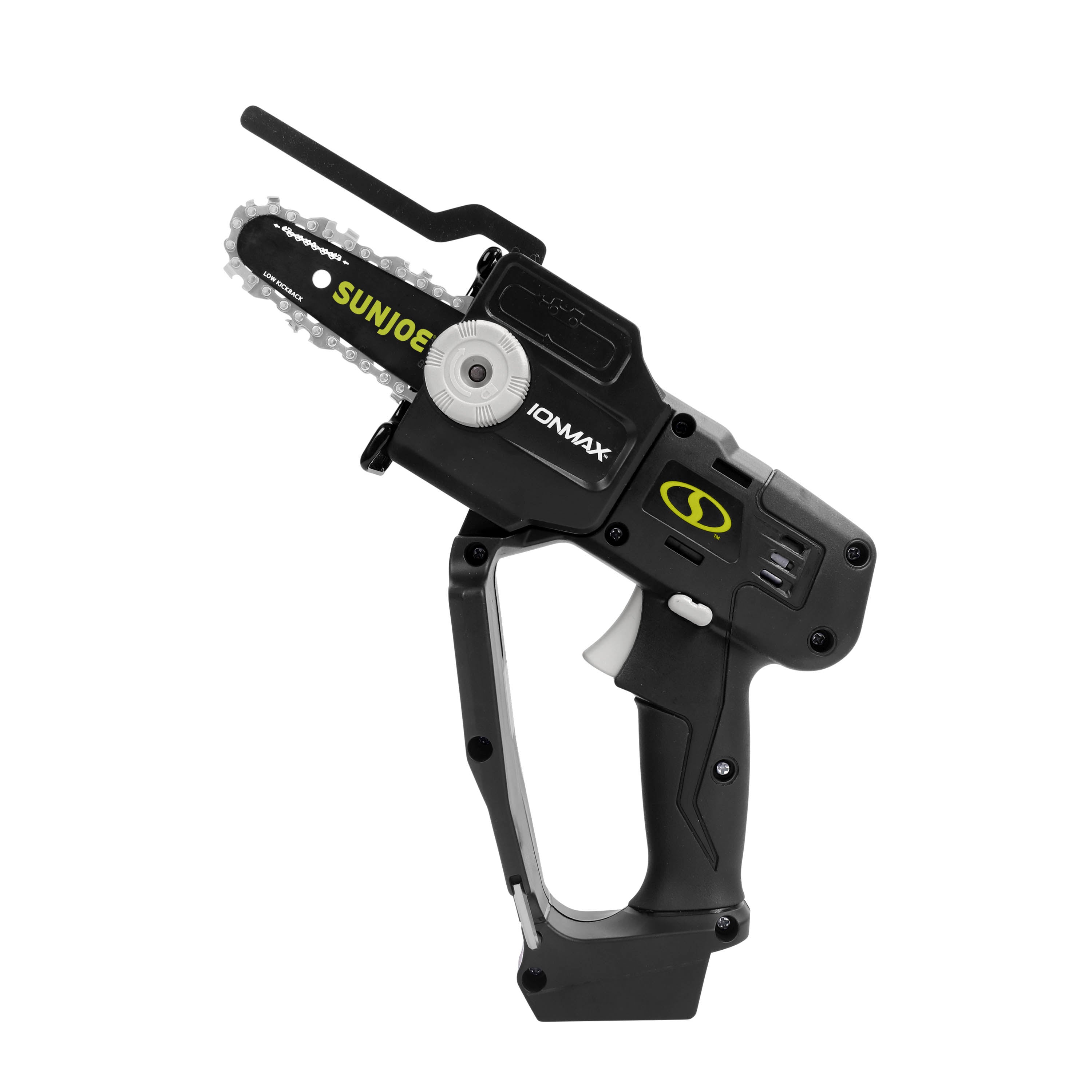 Sun Joe 24V Cordless Handheld Pruning Saw Kit with 4-Inch Blade & 2.0Ah Battery - Lightweight Electric Tree Trimmer for Gardening, Landscaping & DIY Projects