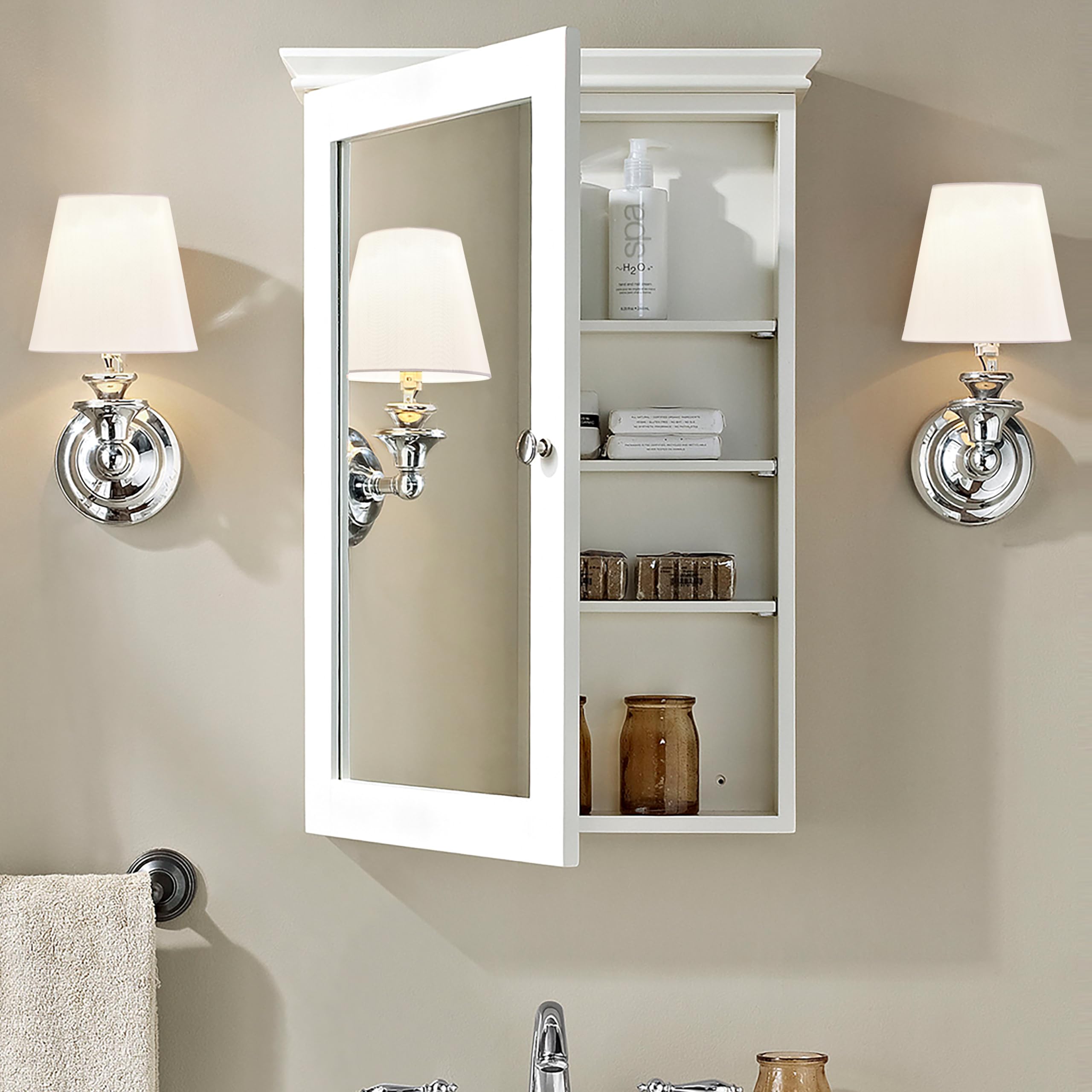 Set of 6 Cream Chandelier Lamp Shades - 4