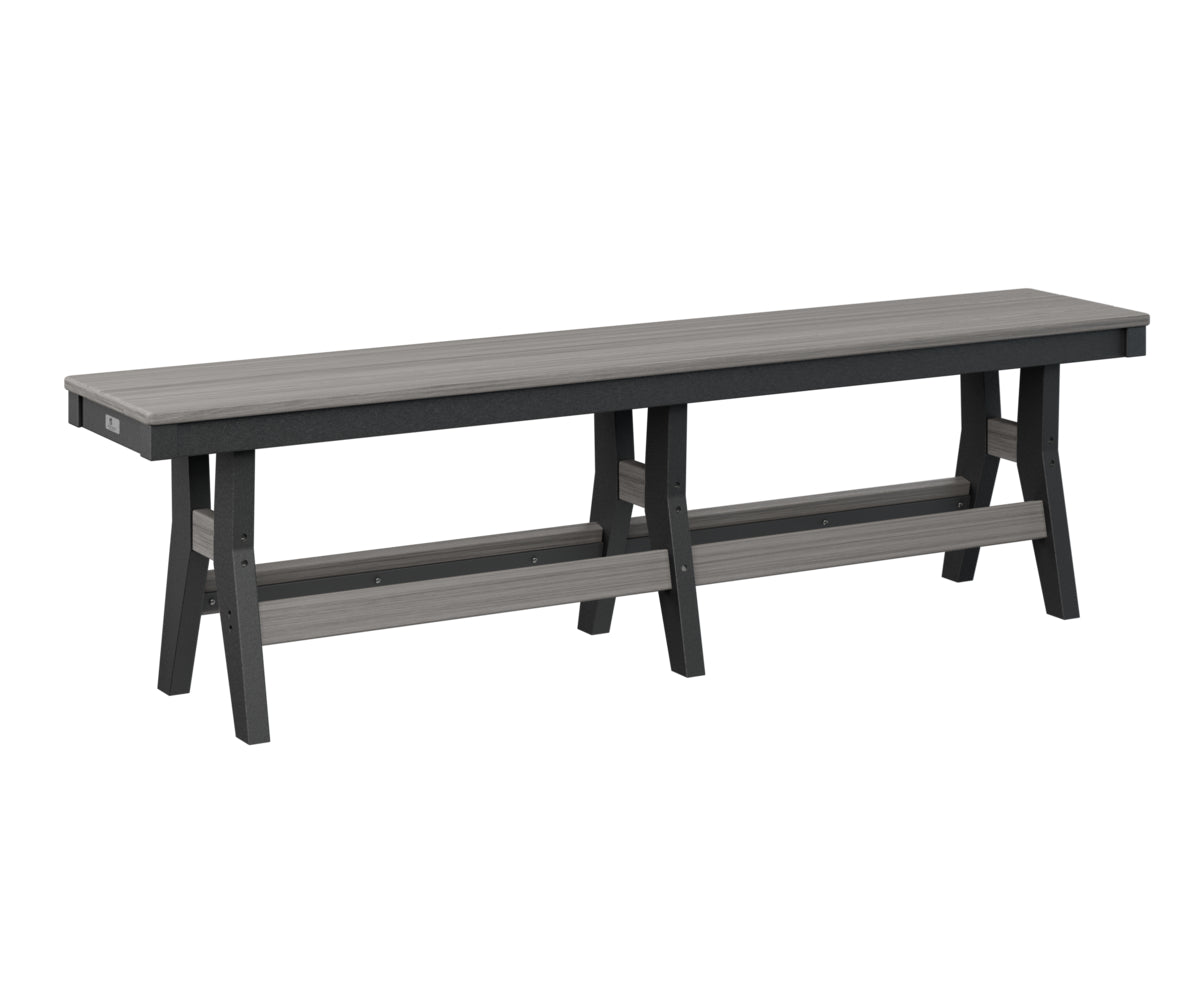 Berlin Gardens Harbor 66 Dining Bench - Outdoor Patio Furniture Set with Weather-Resistant Teak Wood - Perfect for Backyard, Garden, and Poolside Dining Areas