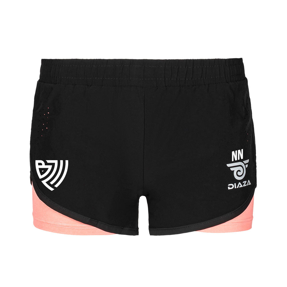 Bzw Women's Pink Shorts - High Waisted Stretchy Comfortable Summer Casual Shorts for Running, Yoga, and Beach Outfits