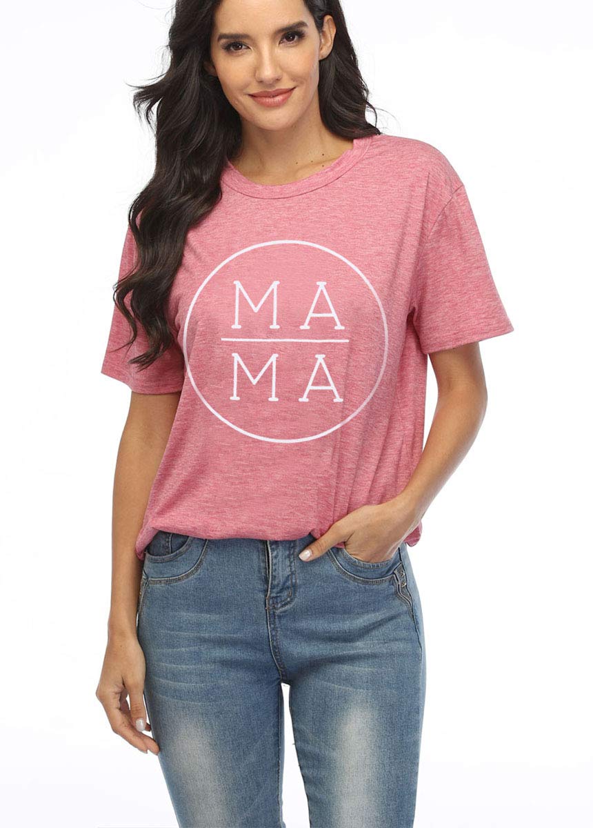 MUPAOLO Women's Casual T-Shirt - Soft Comfortable Cotton Tee for Everyday Wear | Perfect for Work, Outings & Relaxing at Home