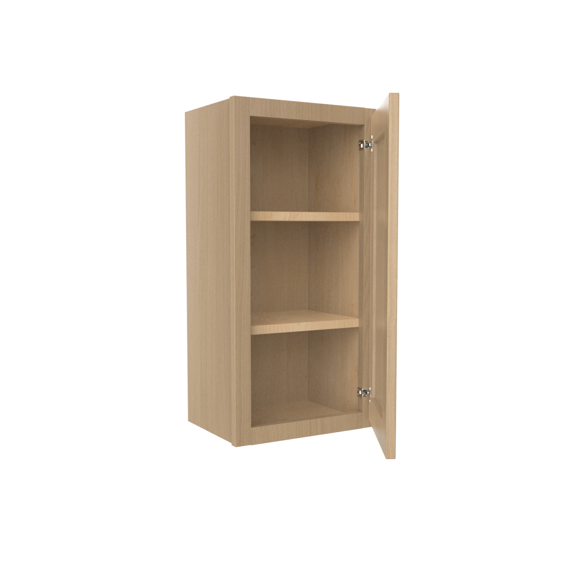 30 Inch High Single Door Wall Cabinet - Luxor Harvest RTA, 15W x 30H x 12D - Perfect for Kitchen, Bathroom, or Laundry Room Storage
