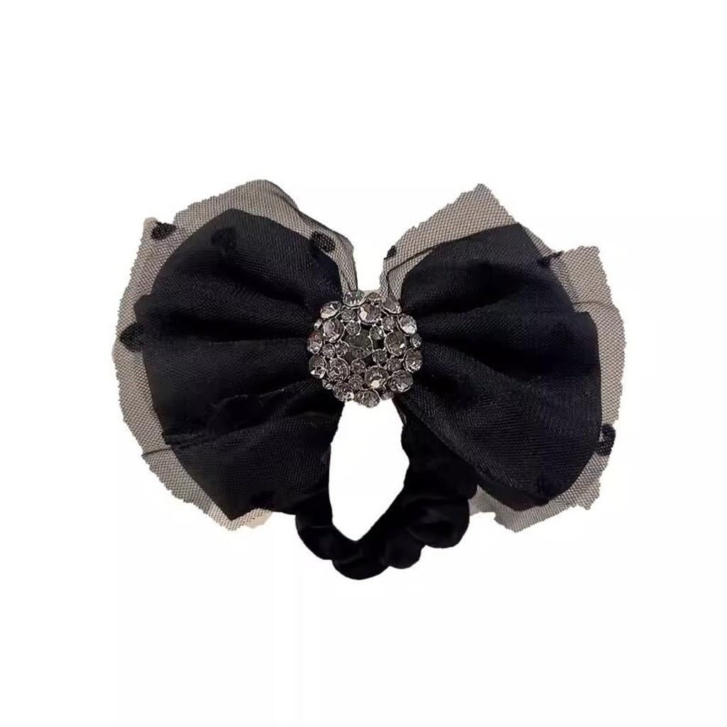 Sparkling Rhinestone Mesh Hair Ring Headband - Elegant Crystal Hair Rope for Women | Perfect for Parties, Weddings & Special Occasions