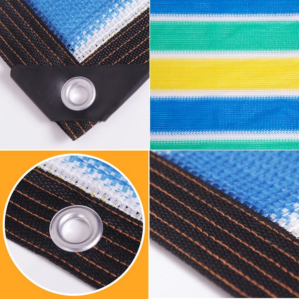 90% UV Block Shade Cloth - 3m x 4m Sunscreen Mesh Netting for Greenhouse, Garden, Balcony & Outdoor Courtyard - Durable Sun Protection Fabric for Plants, Patio & Pool Areas