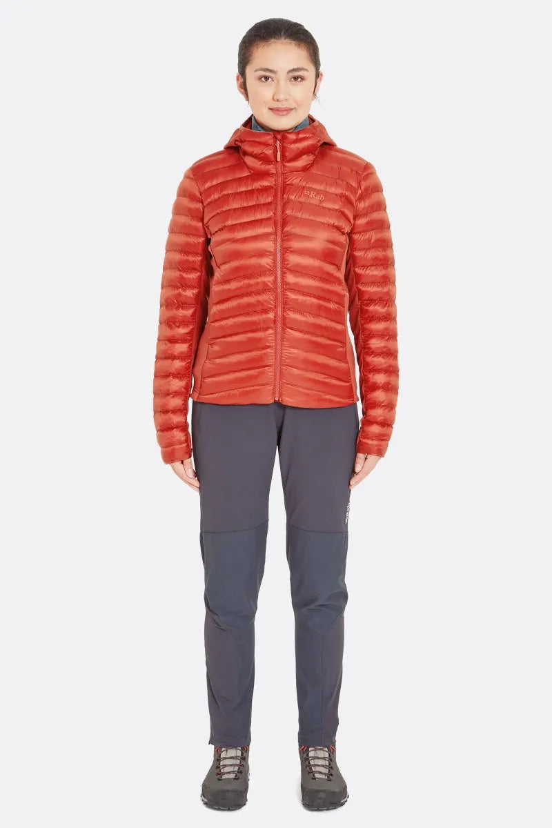 Cirrus Flex Insulated Hooded Jacket for Women - Lightweight Waterproof Winter Coat with Fleece Lining - Perfect for Hiking, Skiing & Outdoor Activities