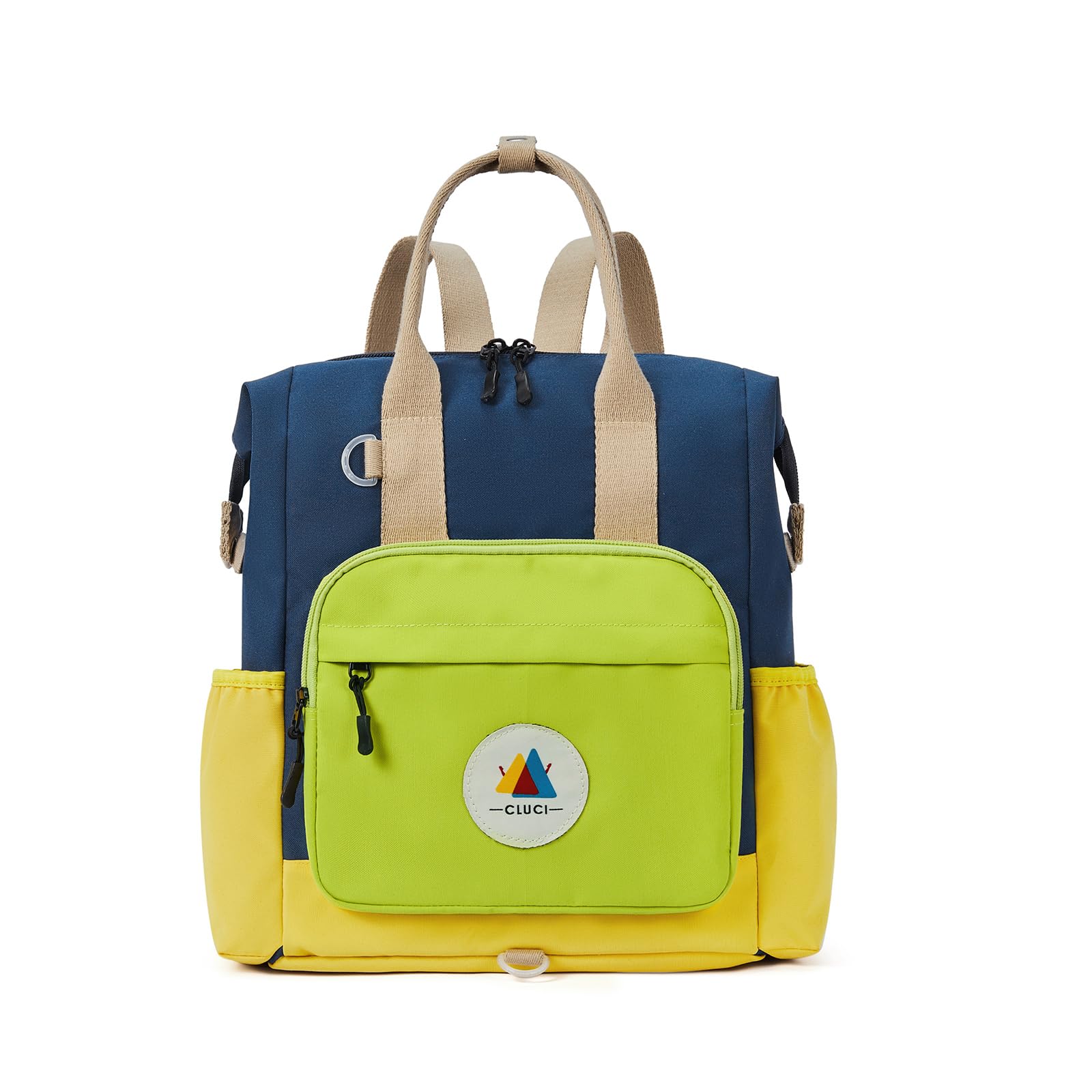 CLUCI Toddler Backpack for Boys & Girls - Lightweight School Backpack for Preschool, Kindergarten & Travel - Waterproof Kids Backpack for Daycare, Outings & Daily Use (Ages 2-4, No Velcro) - Perfect for School Supplies, Snacks & Essentials