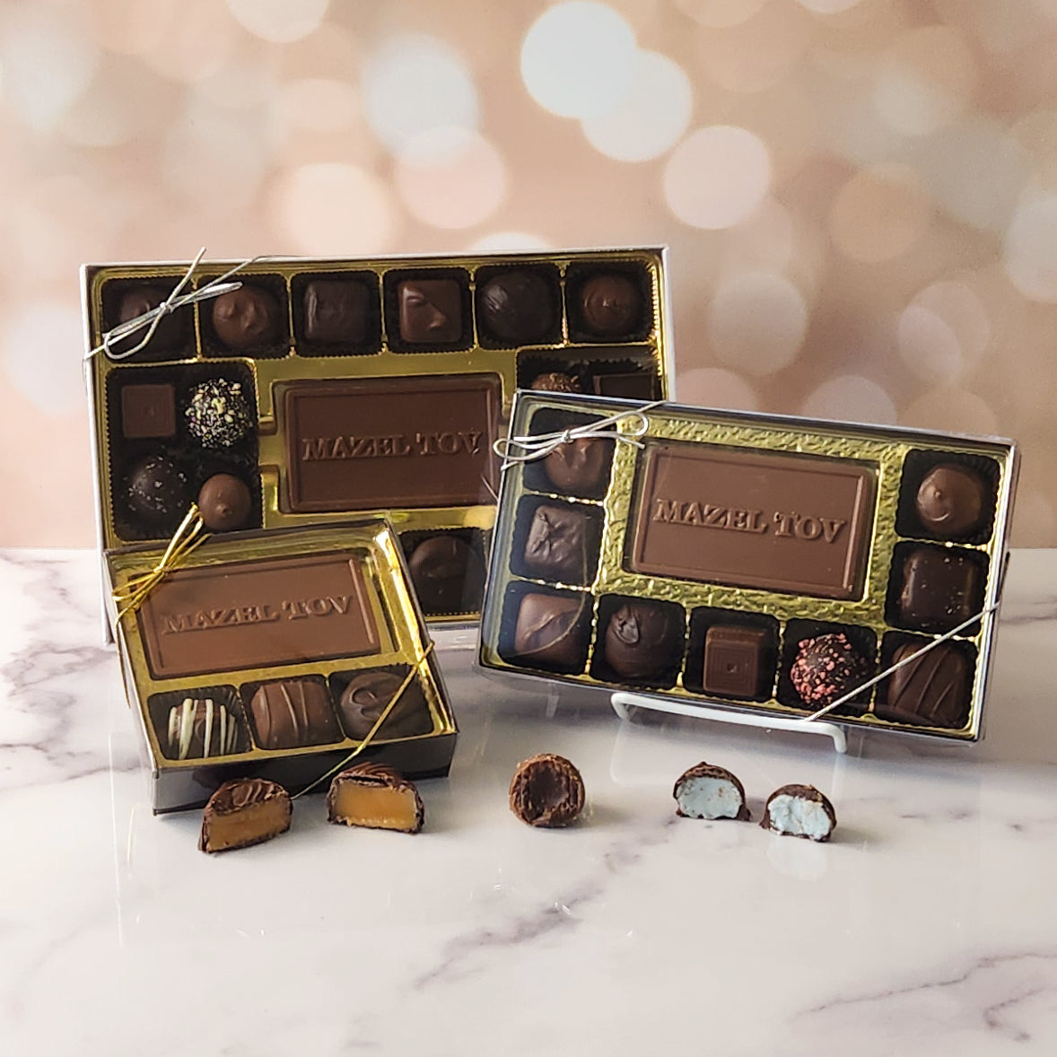 Mazel Tov Assortment - Premium Kosher Gift Box for Jewish Holidays, Weddings & Special Occasions | Perfect for Hanukkah, Bar Mitzvahs & Housewarming Gifts