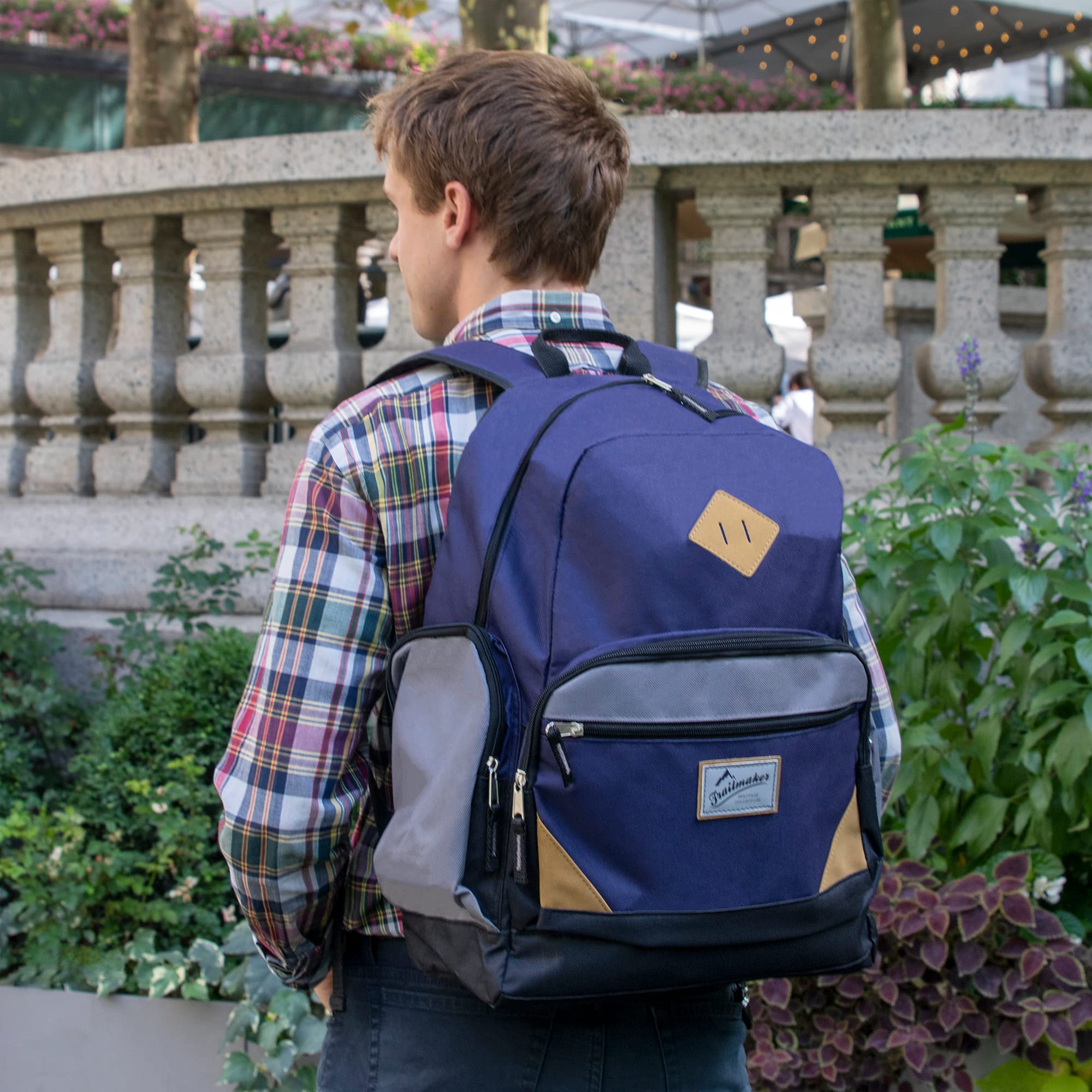 24 Pack Bulk Laptop Backpacks for Travel & Business - Waterproof Multipocket Backpacks for Work, School & Commuting - Durable Backpacks for Homeless Adults & Nonprofit Organizations Wholesale