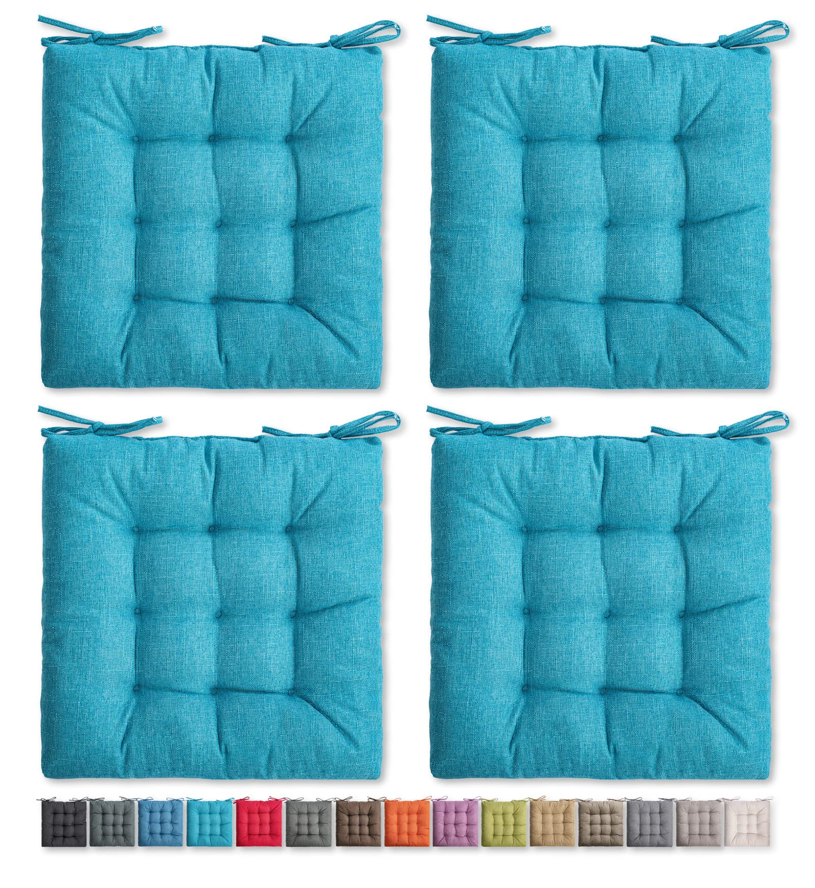 Square Moon 4-Pack Chair Cushions - 16