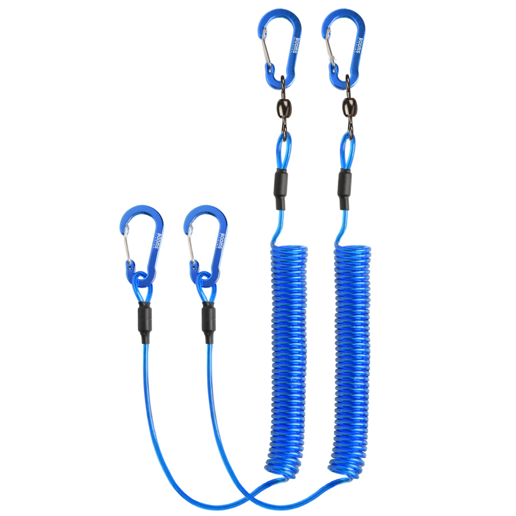 **Booms Fishing T02 Heavy Duty Fishing Pole Tether & Kayak Paddle Leash - Secure Fishing Rods, Paddles & Tools - Perfect for Kayak Fishing, Paddle Boarding & Outdoor Adventures**